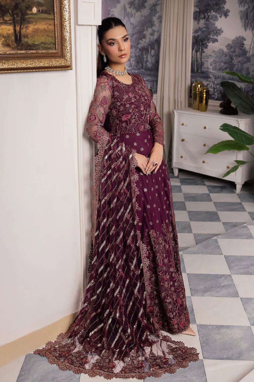 Iznik | Chinnon Chiffon | CC-37 AIDA - Ladies Clothes - Maria Faisal
