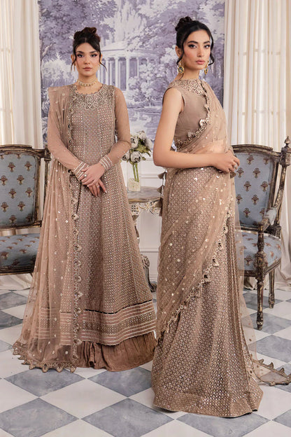 Iznik | Chinnon Chiffon | CC-36 DAMIYAH - Ladies Clothes - Maria Faisal