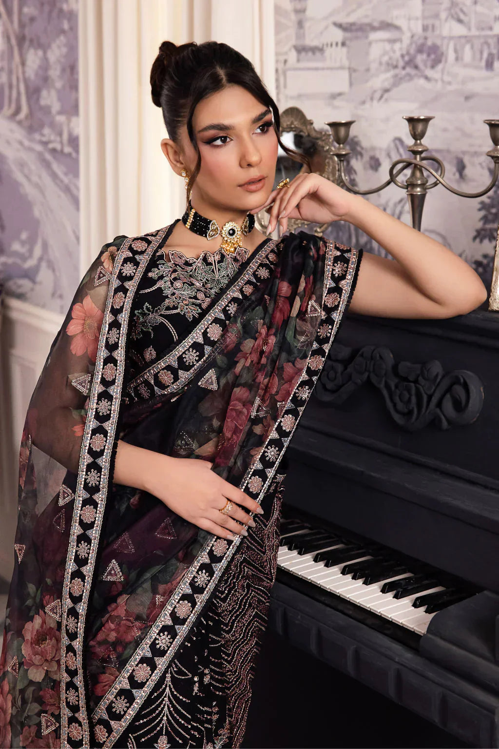 Iznik | Chinnon Chiffon | CC-32 KIAH - Ladies Clothes - Maria Faisal