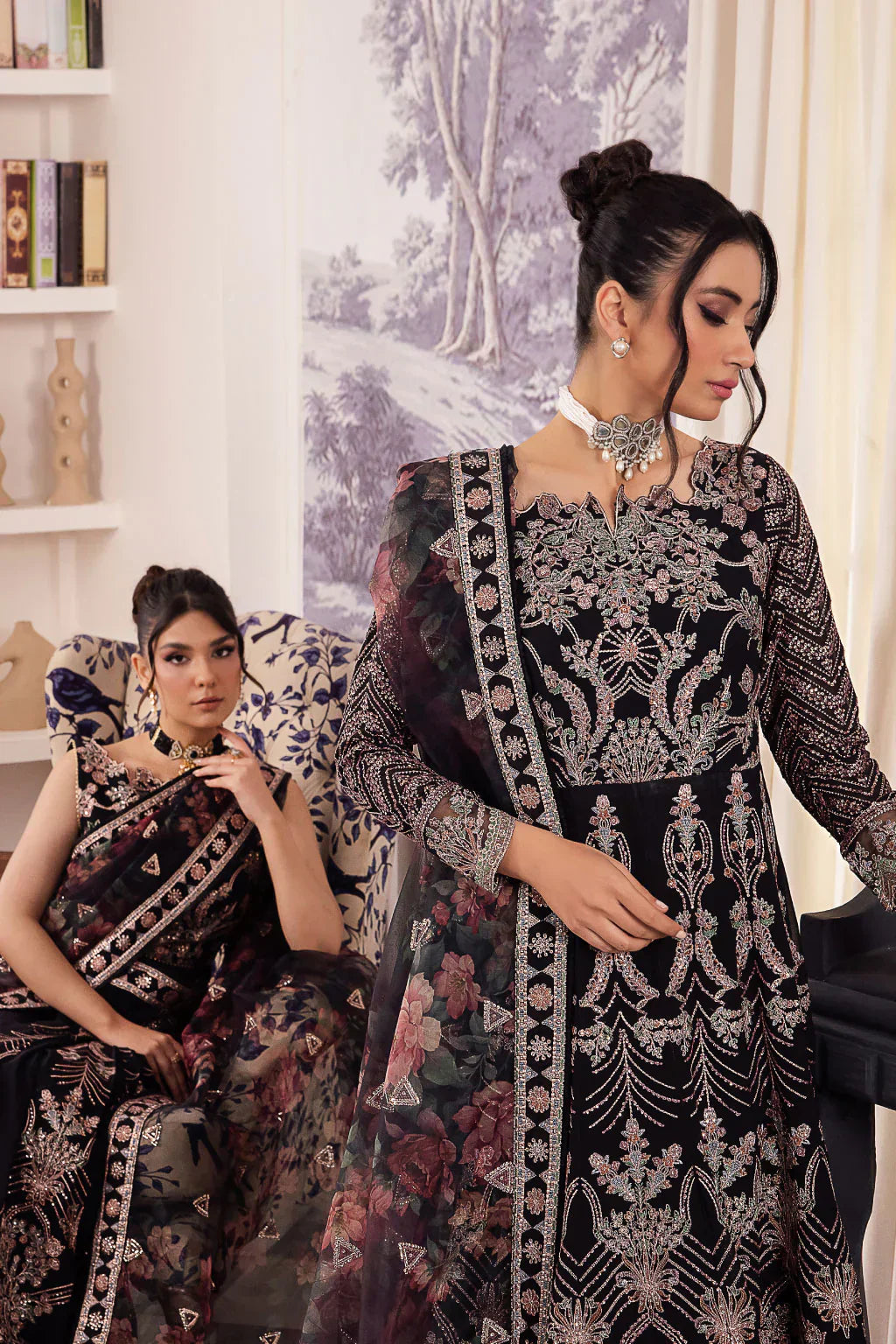 Iznik | Chinnon Chiffon | CC-32 KIAH - Ladies Clothes - Maria Faisal
