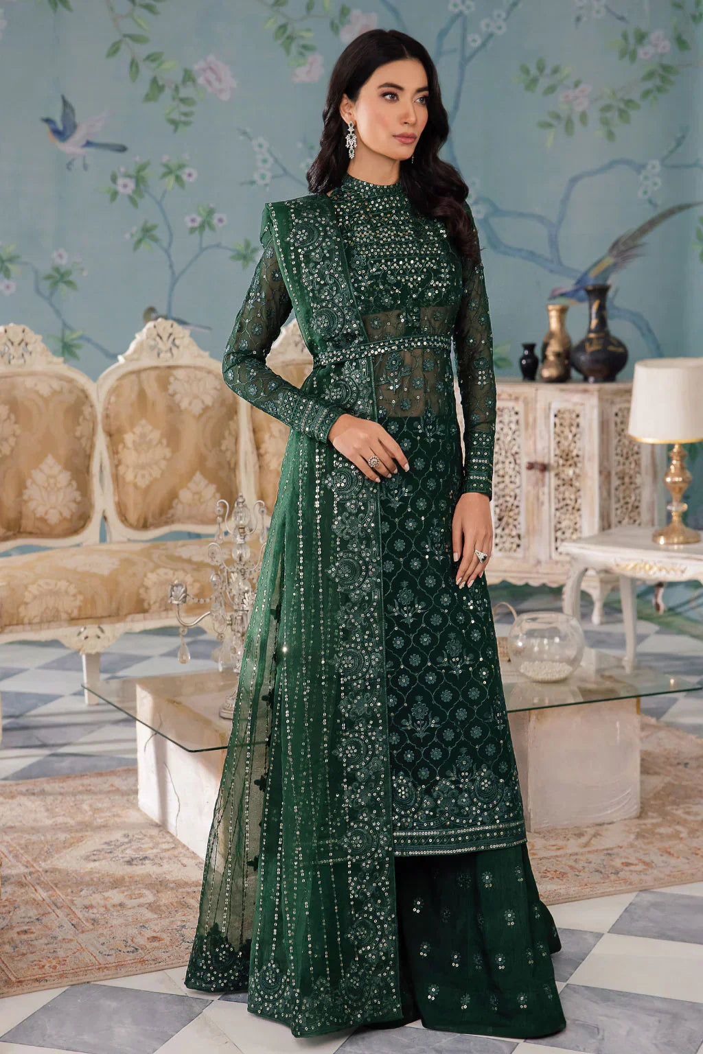 Iznik | Chinnon Chiffon | CC-40 KEZIAH - Ladies Clothes - Maria Faisal