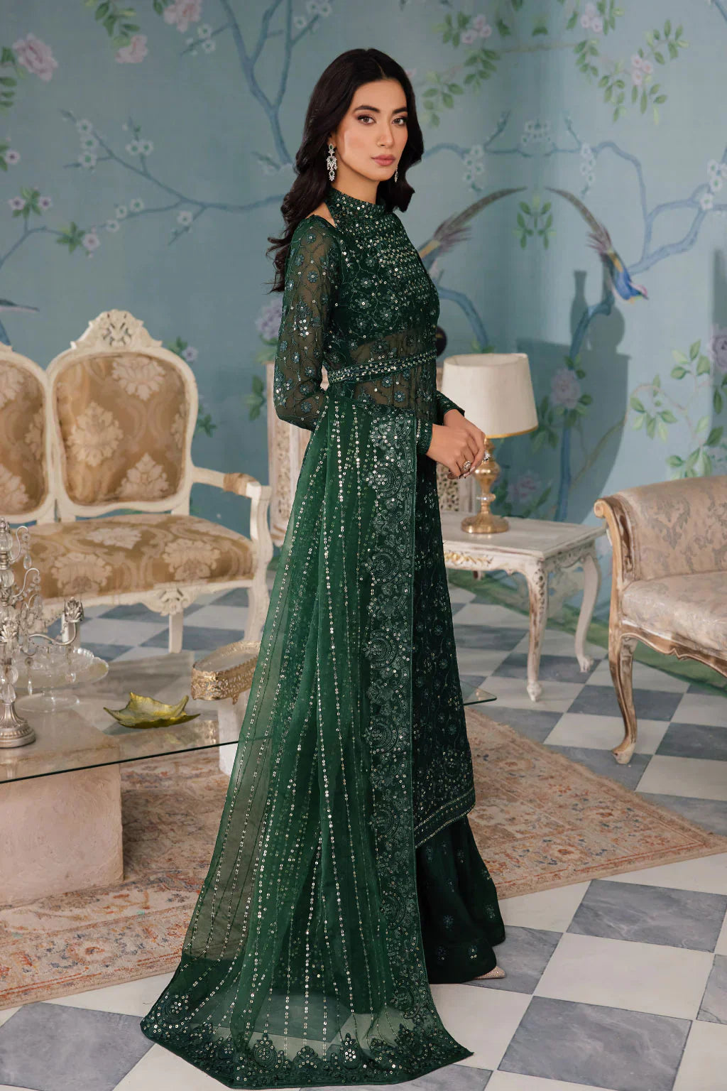 Iznik | Chinnon Chiffon | CC-40 KEZIAH - Ladies Clothes - Maria Faisal