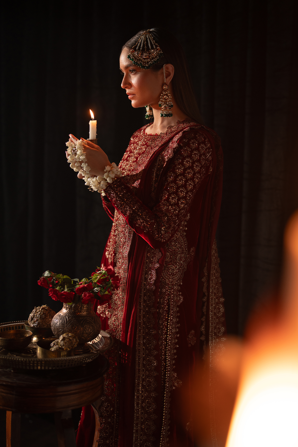 Iznik | Exclusive Velvet | IV-40 - Ladies Clothes - Maria Faisal