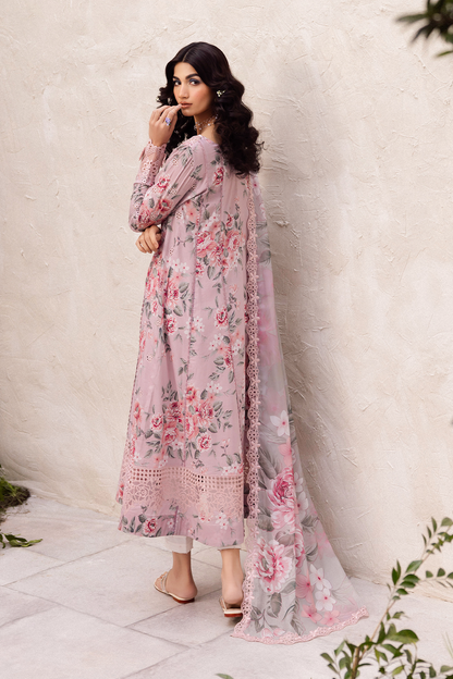 Iznik | Dahlia Embroidered Lawn | DL-09 - Ladies Clothes - Maria Faisal