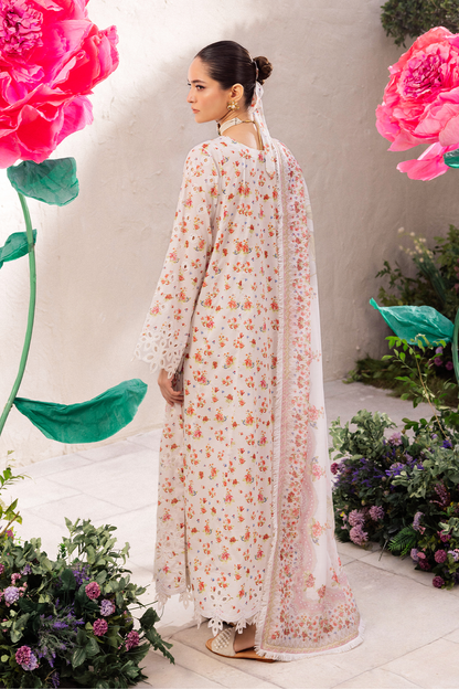 Iznik | Dahlia Embroidered Lawn | DL-05 - Ladies Clothes - Maria Faisal