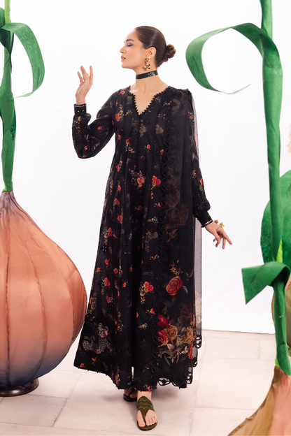 Iznik | Dahlia Embroidered Lawn | DL-08 - Ladies Clothes - Maria Faisal