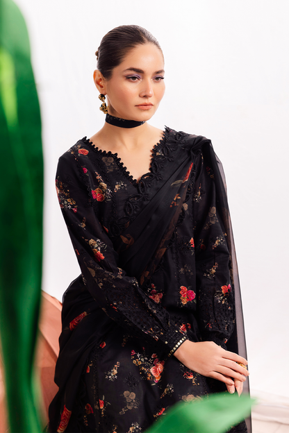 Iznik | Dahlia Embroidered Lawn | DL-08 - Ladies Clothes - Maria Faisal