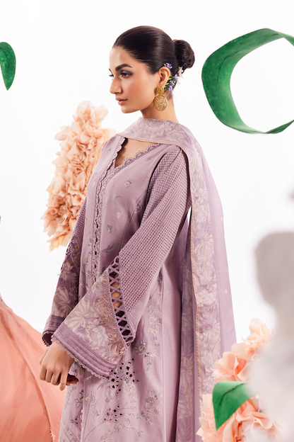 Iznik | Dahlia Embroidered Lawn | DL-04 - Ladies Clothes - Maria Faisal