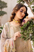 Iznik | Dahlia Embroidered Lawn | DL-03 - Ladies Clothes - Maria Faisal