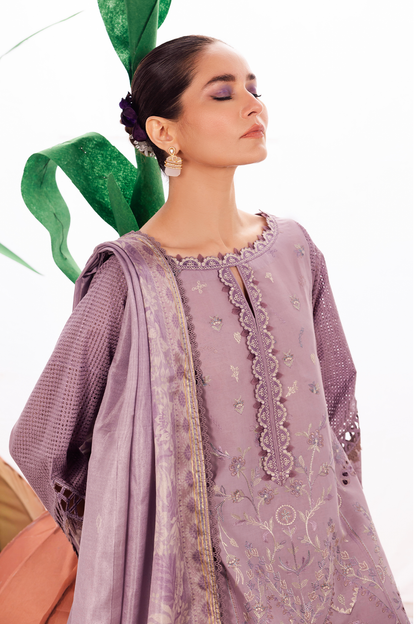 Iznik | Dahlia Embroidered Lawn | DL-04 - Ladies Clothes - Maria Faisal