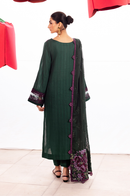 Iznik | Dahlia Embroidered Lawn | DL-02 - Ladies Clothes - Maria Faisal