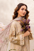 Iznik | Dahlia Embroidered Lawn | DL-03 - Ladies Clothes - Maria Faisal