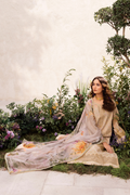 Iznik | Dahlia Embroidered Lawn | DL-03 - Ladies Clothes - Maria Faisal