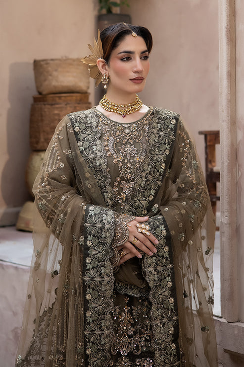 Imrozia Premium | Jahanara Festive 26 | JF-33 Zarveen - Formal Dress - available at Maria Faisal in UK and USA.