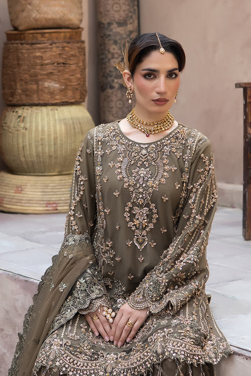 Imrozia Premium | Jahanara Festive 26 | JF-33 Zarveen - Formal Dress - available at Maria Faisal in UK and USA.