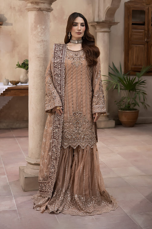 Imrozia Premium | Jahanara Festive 26 | JF-35-A Gulnaar - Formal Dress - available at Maria Faisal in UK and USA.