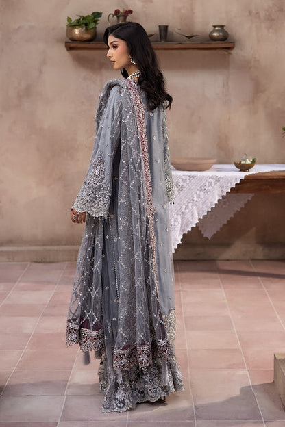 Imrozia Premium | Jahanara Festive 26 | JF-36-A Neelam - Formal Dress - available at Maria Faisal in UK and USA.