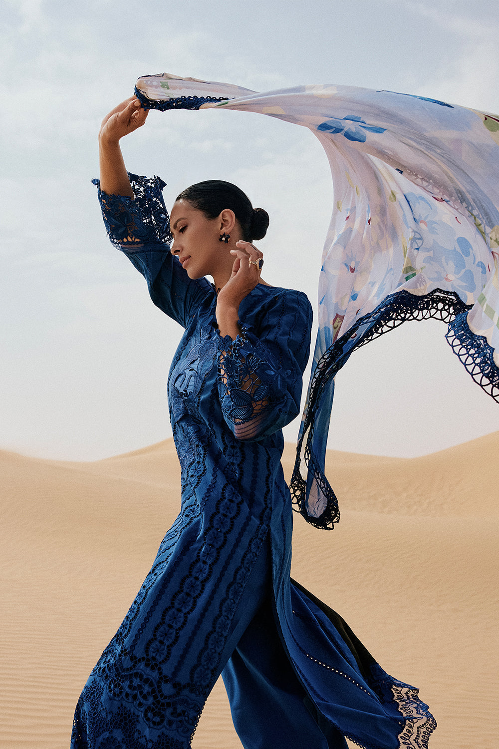 Saira Rizwan | Luxury Lawn 26 | NEA-SRL26-01 - Dress - available at Maria Faisal in UK and USA.