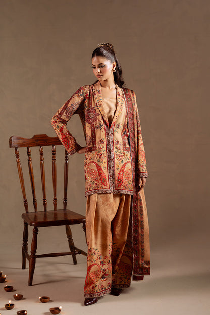 Saira Rizwan | Ramadan Edit 26 | NURA-SRRSP-26-05 - Dress - available at Maria Faisal in UK and USA.