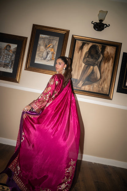 The Pink Tree Company | Blockem Formals | MAGENTA MEDLEY - Formal Dress - available at Maria Faisal in UK and USA.