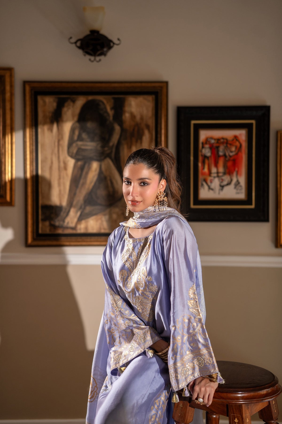 The Pink Tree Company | Blockem Formals | MIST - Formal Dress - available at Maria Faisal in UK and USA.