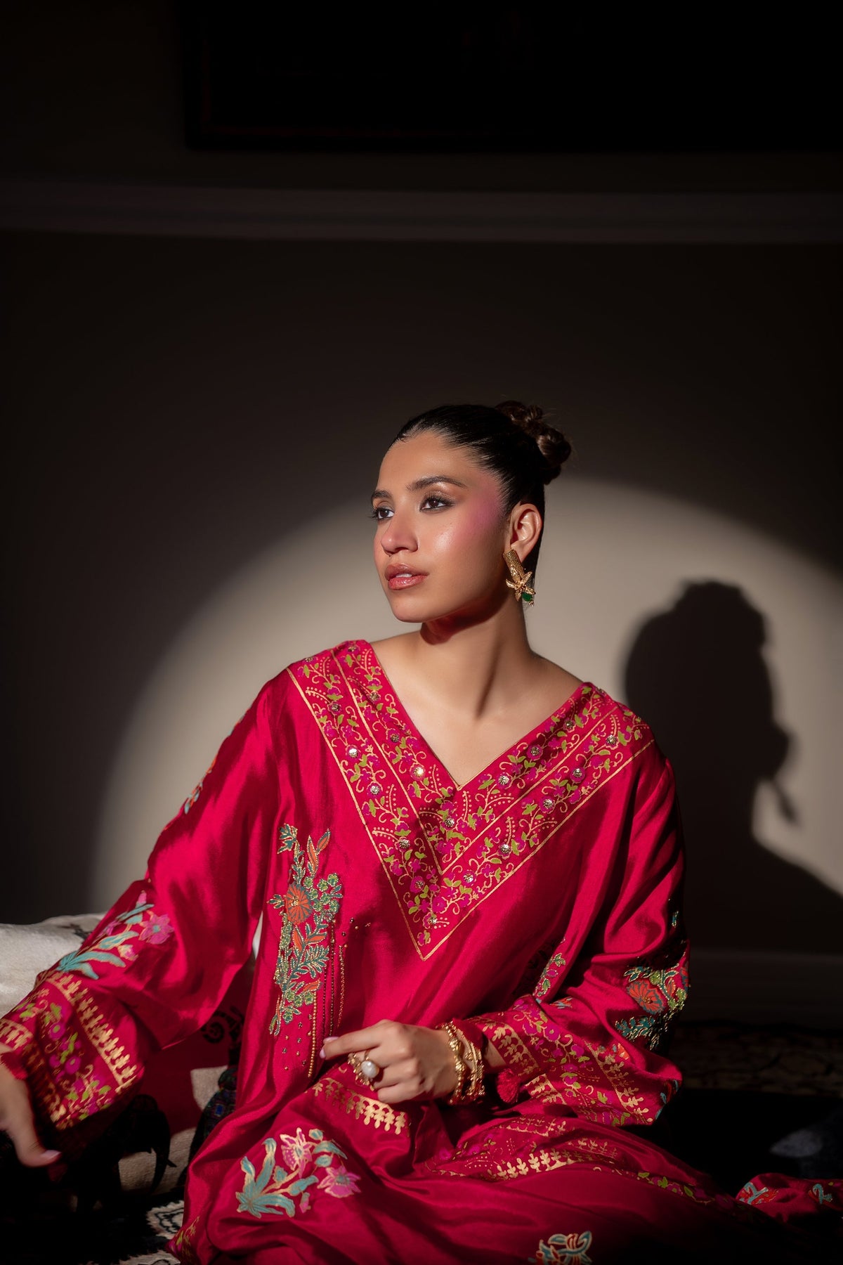 The Pink Tree Company | Blockem Formals |RADIANT ROSE - Formal Dress - available at Maria Faisal in UK and USA.