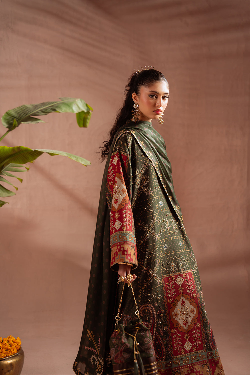 Saira Rizwan | Ramadan Edit 26 | MINA- SRRSP-26-08 - Dress - available at Maria Faisal in UK and USA.
