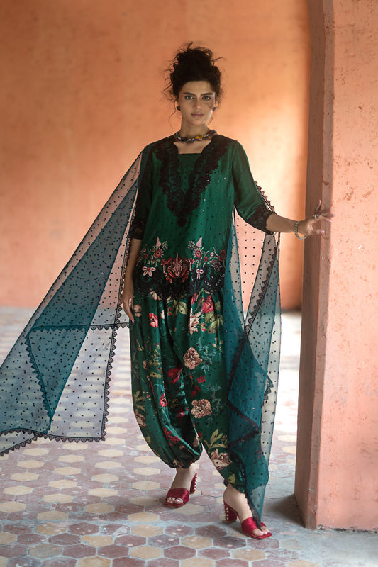 Zainab Chottani | Summer Edition 26 | Jade Mystique - Formal Dress - available at Maria Faisal in UK and USA.