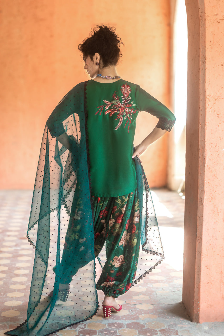 Zainab Chottani | Summer Edition 26 | Jade Mystique - Formal Dress - available at Maria Faisal in UK and USA.