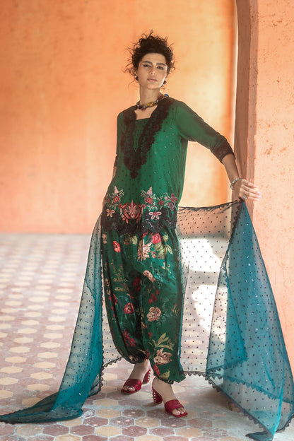 Zainab Chottani | Summer Edition 26 | Jade Mystique - Formal Dress - available at Maria Faisal in UK and USA.