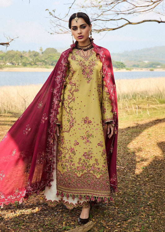 Hussain Rehar | Luxury Lawn 25 | Minted by Maria Faisal - Registered Vendor of : Hussain Rehar - type : Ladies Clothes - 100% original wedding dresses