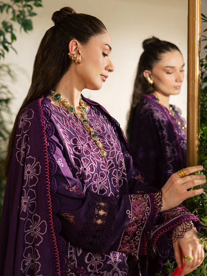 Mahnur | Kaia Slub Linen 25 | K - 01 | 3 PC LINEN - Ladies Clothes - Maria Faisal