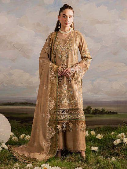 Mahnur | Kaia Slub Linen 25 | K - 04 | 3 PC LINEN - Ladies Clothes - Maria Faisal