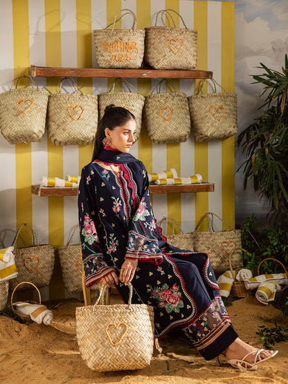 Mahnur | Kaia Slub Linen 25 | K - 06 | 3 PC LINEN - Ladies Clothes - Maria Faisal