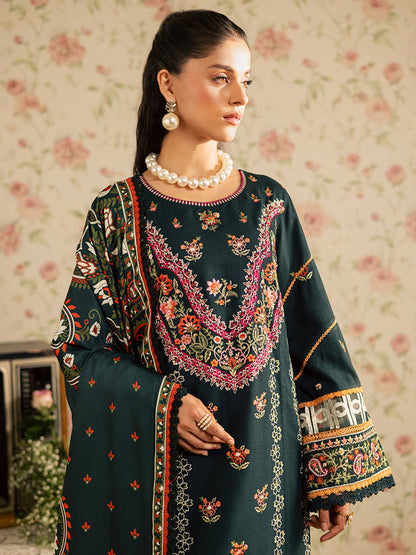 Mahnur | Kaia Slub Linen 25 | K - 08 | 3 PC LINEN - Ladies Clothes - Maria Faisal