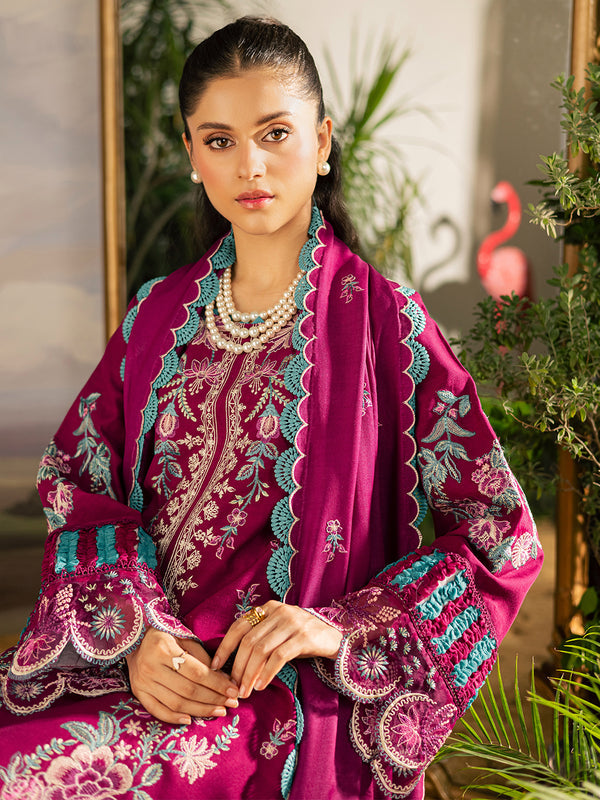 Mahnur | Kaia Slub Linen 25 | K - 09 | 3 PC LINEN - Ladies Clothes - Maria Faisal
