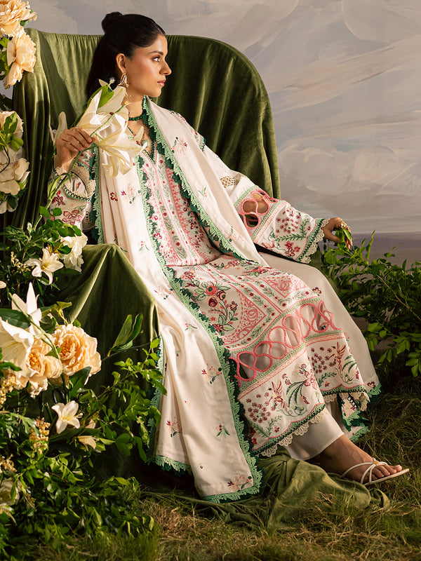 Mahnur | Kaia Slub Linen 25 | K - 11 | 3 PC LINEN - Ladies Clothes - Maria Faisal