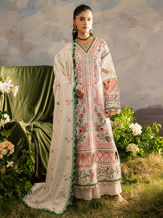Mahnur | Kaia Slub Linen 25 | K - 11 | 3 PC LINEN - Ladies Clothes - Maria Faisal
