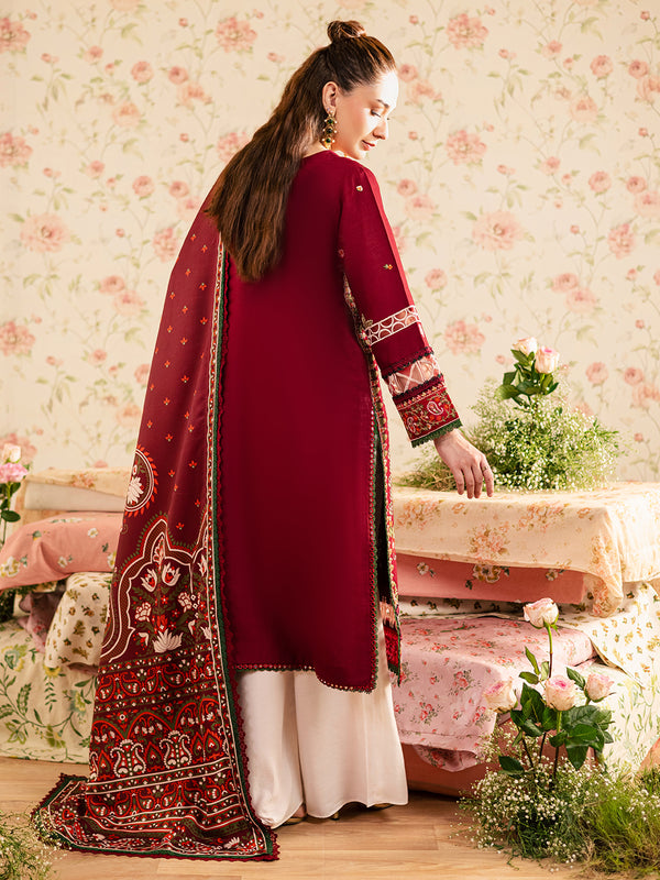 Mahnur | Kaia Slub Linen 25 | K - 12 | 3 PC LINEN - Ladies Clothes - Maria Faisal