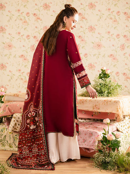 Mahnur | Kaia Slub Linen 25 | K - 12 | 3 PC LINEN - Ladies Clothes - Maria Faisal