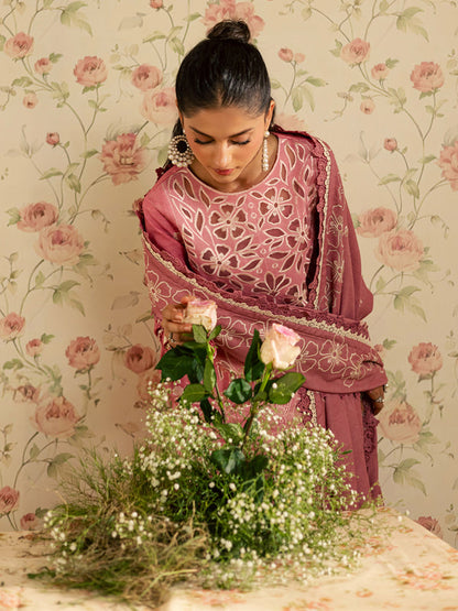 Mahnur | Kaia Slub Linen 25 | K - 13 | 3 PC LINEN - Ladies Clothes - Maria Faisal