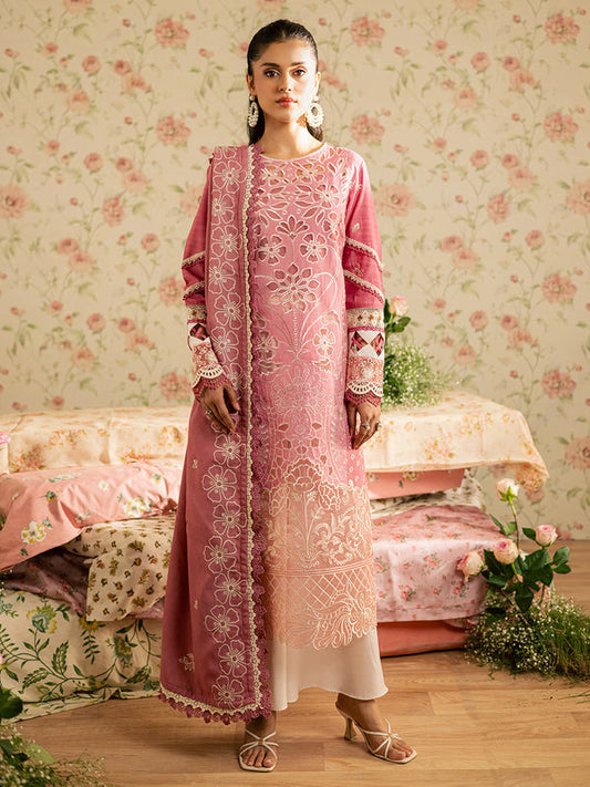 Mahnur | Kaia Slub Linen 25 | K - 13 | 3 PC LINEN - Ladies Clothes - Maria Faisal