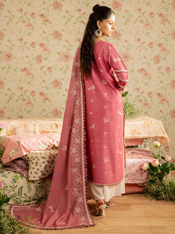 Mahnur | Kaia Slub Linen 25 | K - 13 | 3 PC LINEN - Ladies Clothes - Maria Faisal