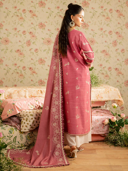 Mahnur | Kaia Slub Linen 25 | K - 13 | 3 PC LINEN - Ladies Clothes - Maria Faisal