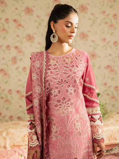 Mahnur | Kaia Slub Linen 25 | K - 13 | 3 PC LINEN - Ladies Clothes - Maria Faisal