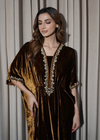 Mahum Asad | Voila Velvets | Topaz - Ladies Clothes - Maria Faisal