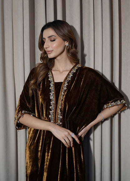 Mahum Asad | Voila Velvets | Topaz - Ladies Clothes - Maria Faisal
