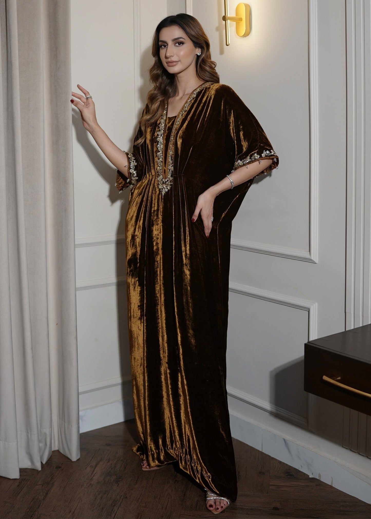 Mahum Asad | Voila Velvets | Topaz - Ladies Clothes - Maria Faisal