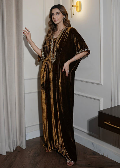 Mahum Asad | Voila Velvets | Topaz - Ladies Clothes - Maria Faisal