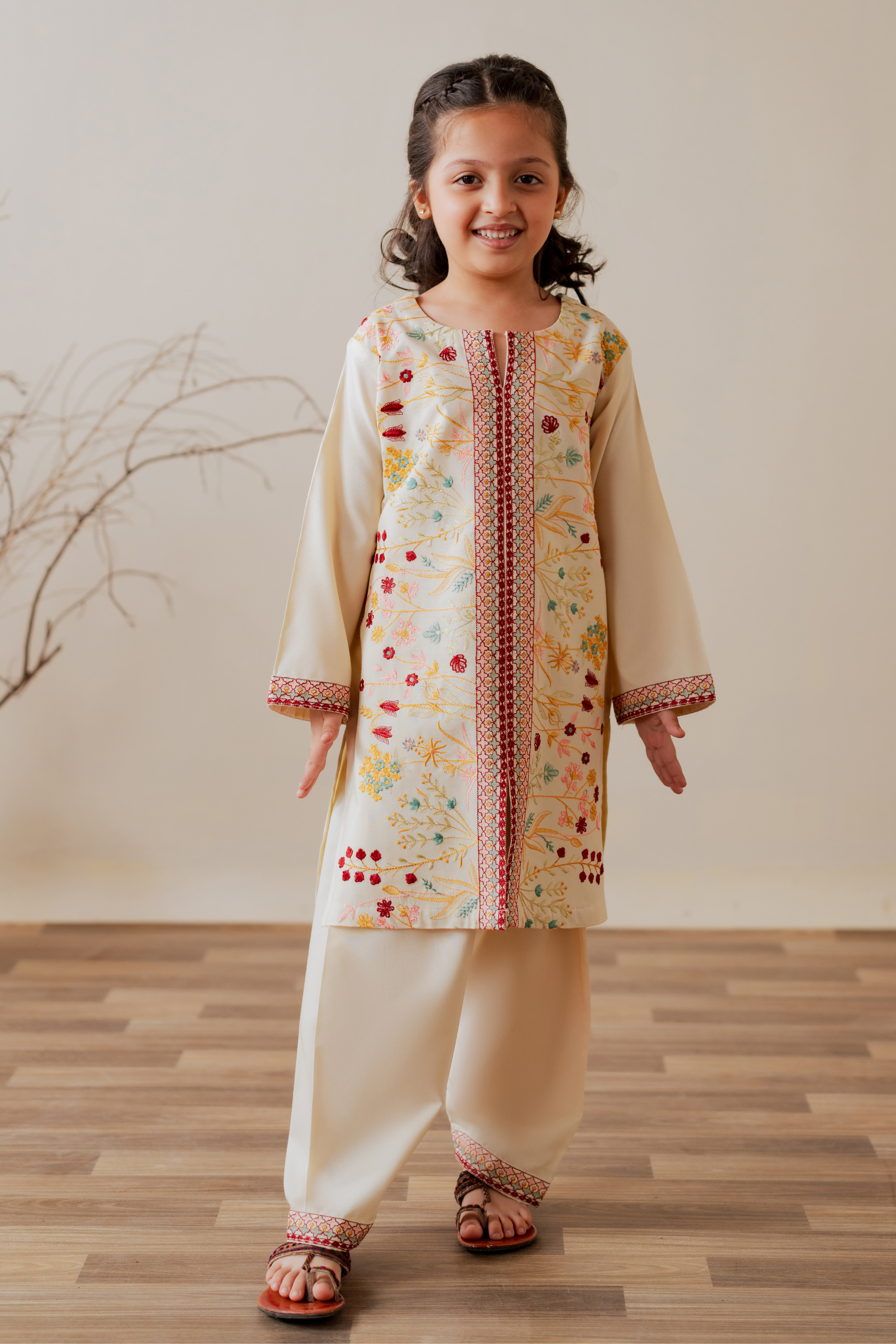 KKG-209 - by Maria Faisal - Registered Vendor of : Kastoor Kids - 100% Original Designer Dress.